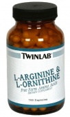 Купить Аминокислоты L-Arginine & L-Ornithine Twinlab 100 капсул в Санкт-Петербурге
