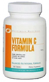 Купить Витамин С Vitamin C Formula Universal Nutrition 100 таблеток в Санкт-Петербурге