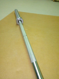 Тренировочный прямой гриф для штанги бу 2130 мм / 50 мм хром