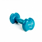 Гантель для фитнеса в виниловой оболочке 1 кг Aerofit DB-VD-1K